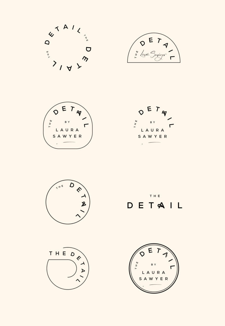 Minimal brand design | By Cocorrina