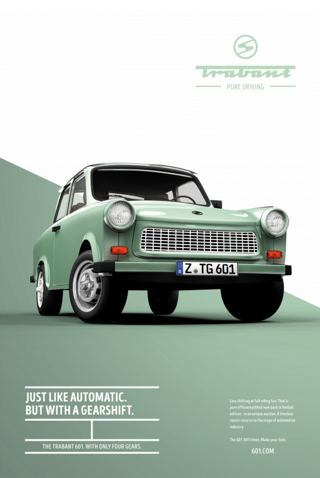 Trabant 601 - Pure driving Posters | design by Institute of Design, Düsseldorf, Germany