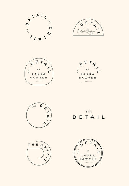 Minimal brand design | By Cocorrina