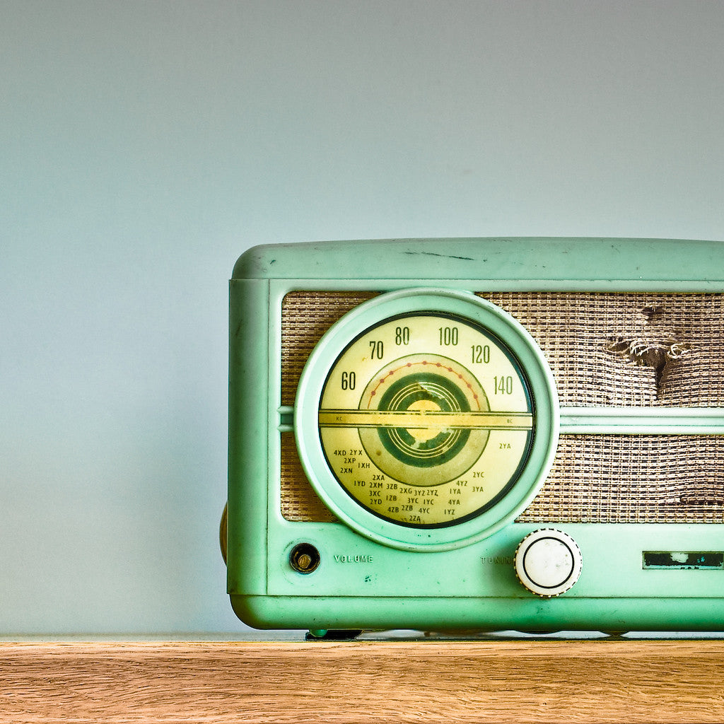Two vintage radios found on opposite sides of the world