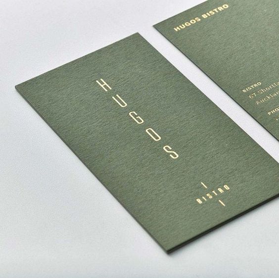 Business Card Design for Hugos Bristro