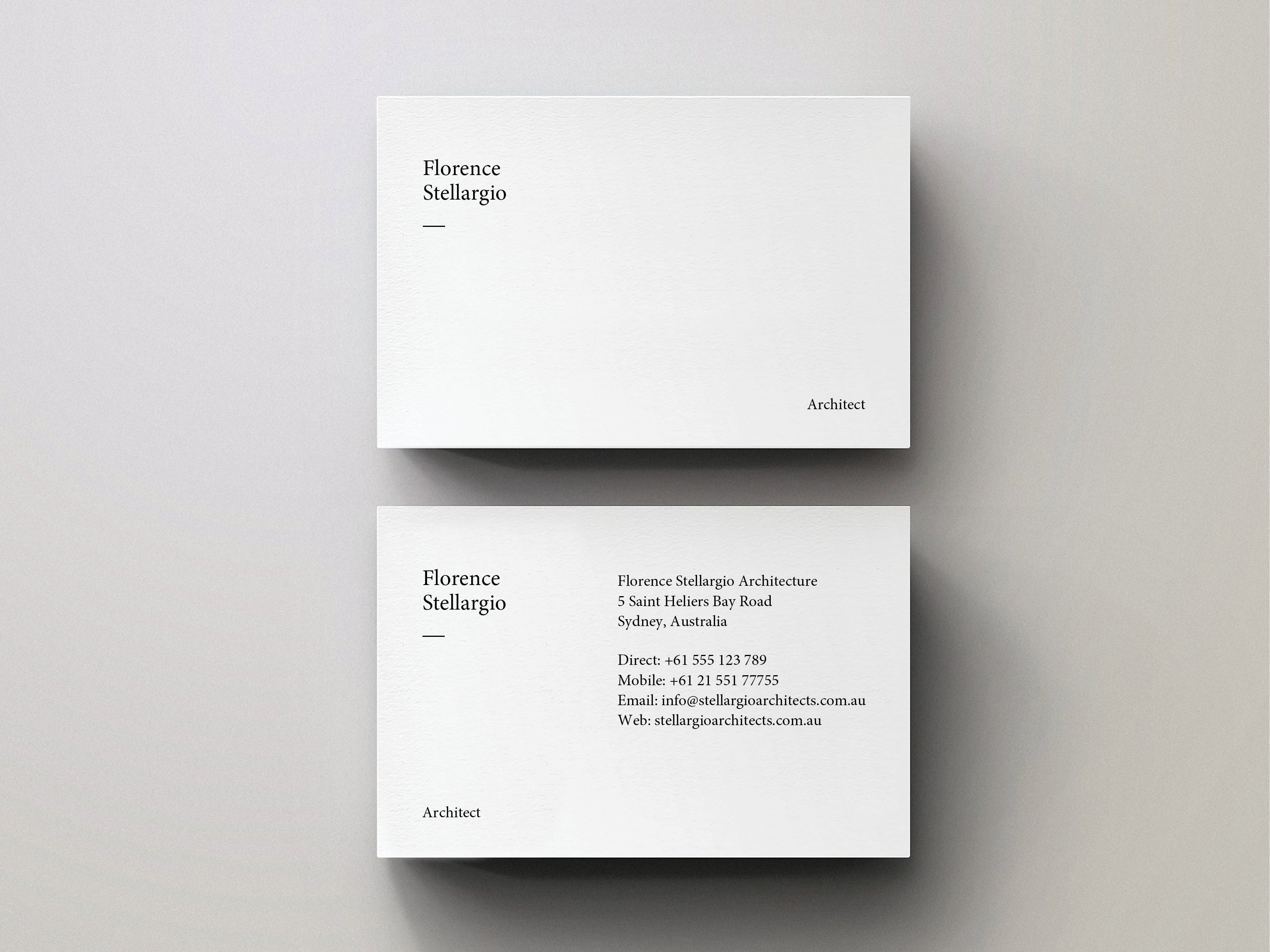 Minimal Business Card - Editable Indesign Template