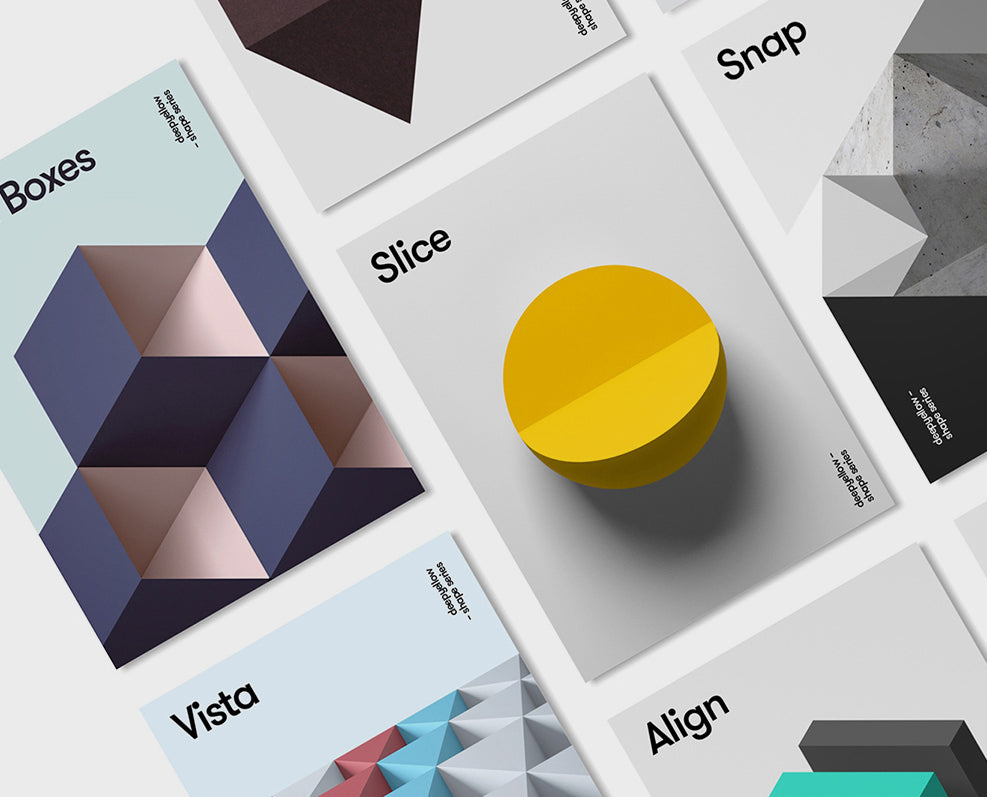 Geometric Poster Design : By Deep Yellow