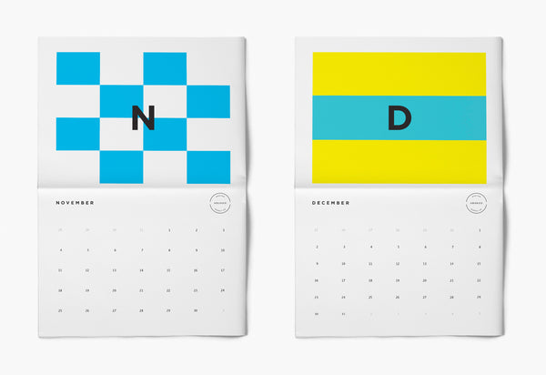Insanely beautiful nautical calendar design (2018)