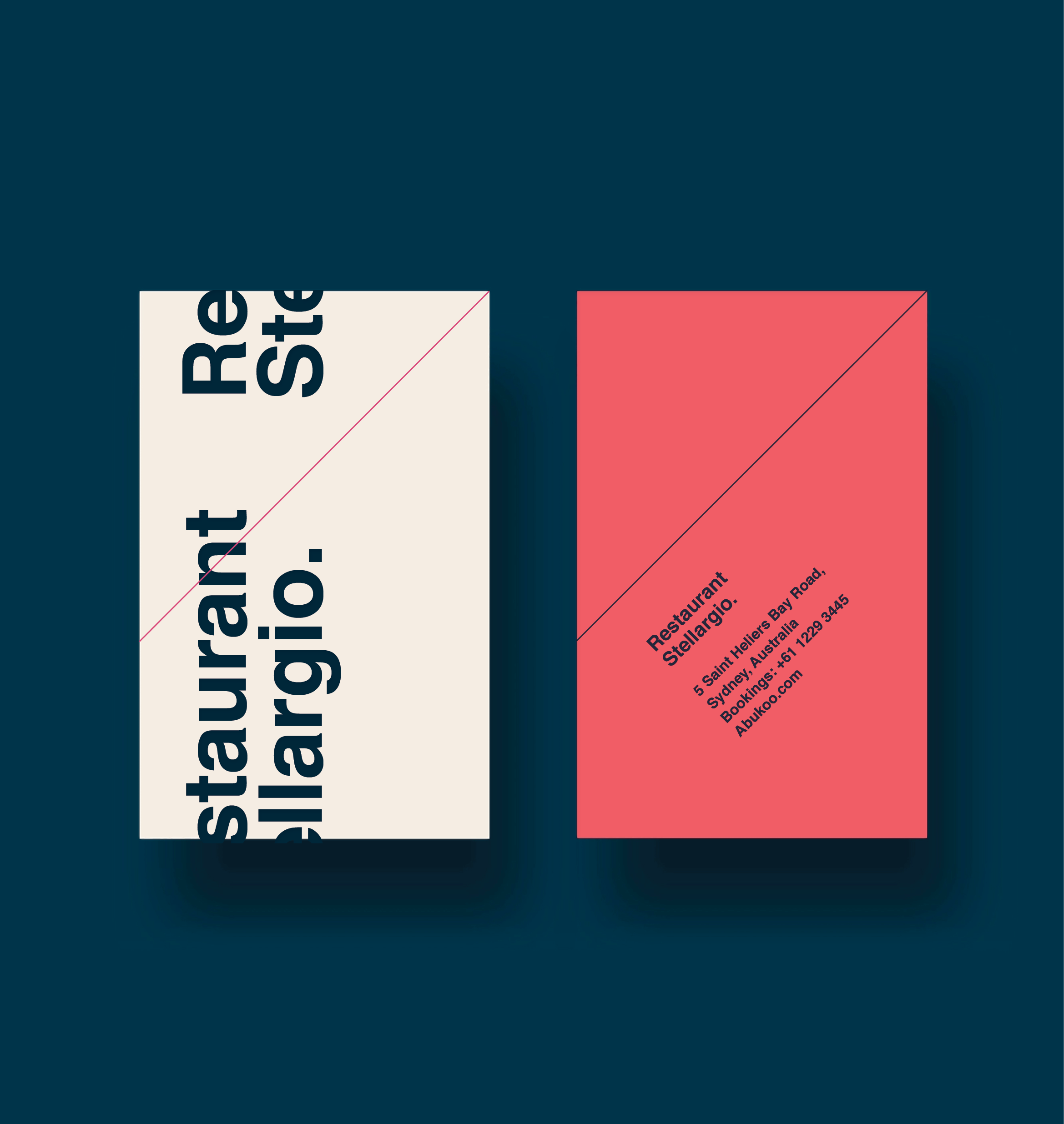 Business Card Design | Restaurant Branding